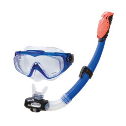 Taucherbrille mit Schnorchel Intex Aqua Sport Swim